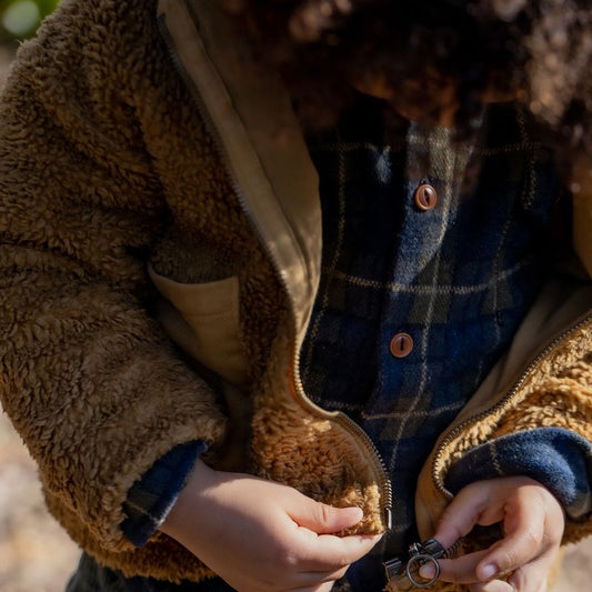 ATLIN PLAID SHIRT - BLUE