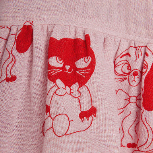 MINIBABIES WOVEN FRILL TANK