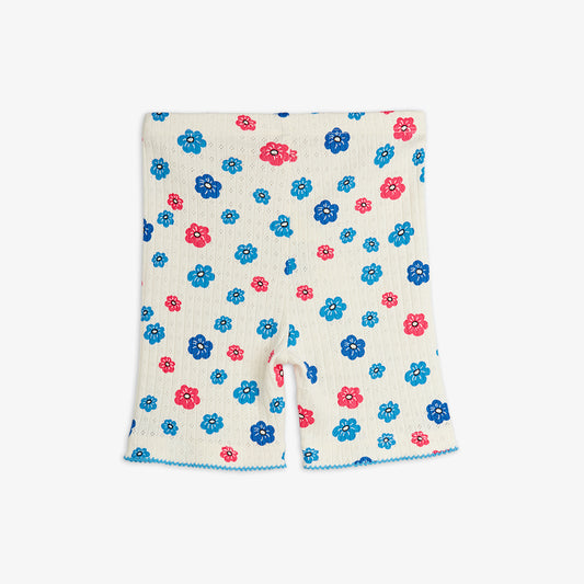 FLOWERS PICOT EDGE POINTELLE BIKE SHORTS
