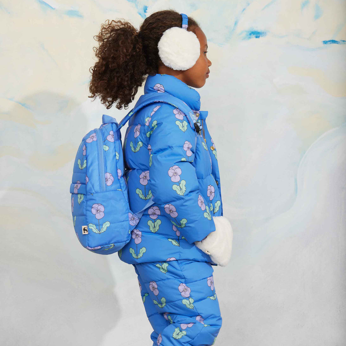VIOLAS AOP CITY PUFFER