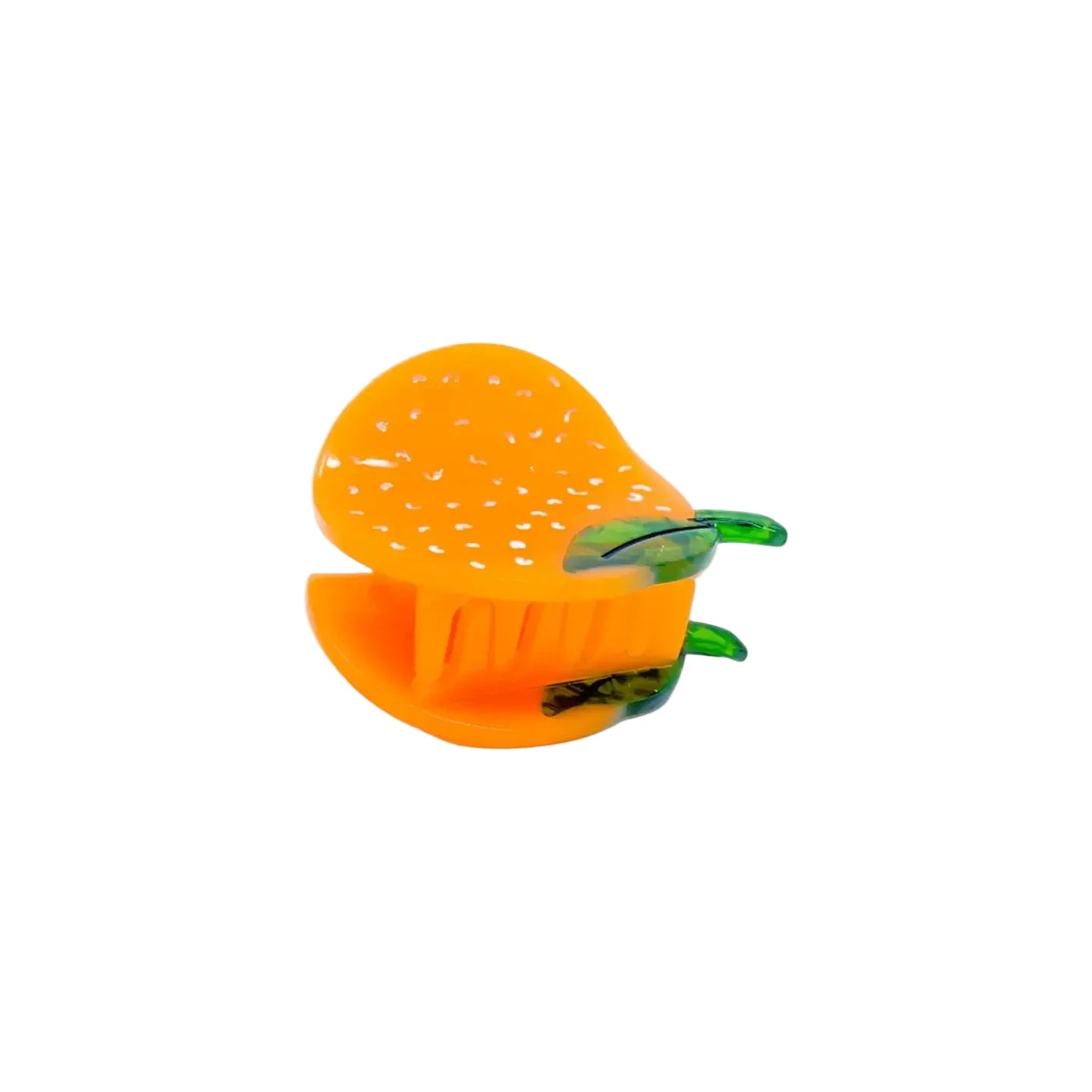 MINI ORANGE HAIR JAW CLIP