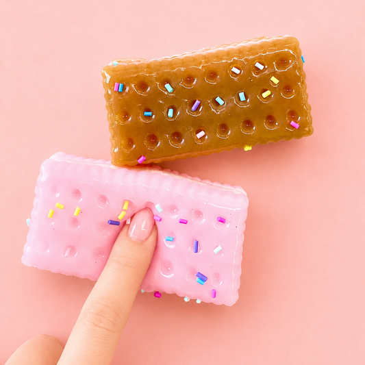 SPRINKLE ICE CREAM SANDWICH TABA SQUISHY - GOLDEN WAFER