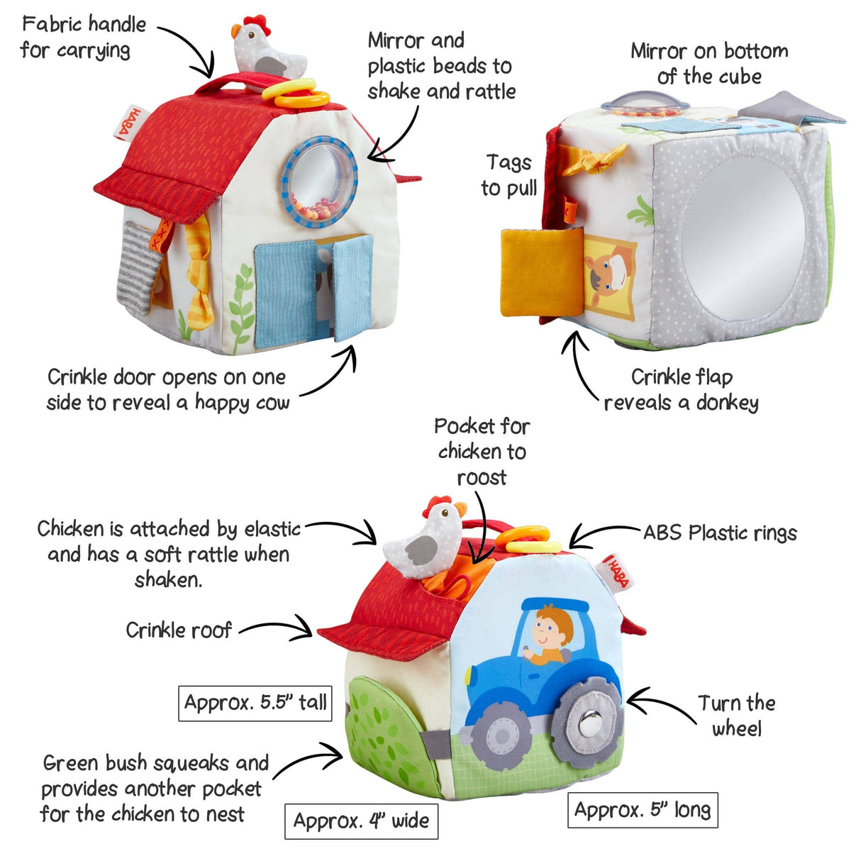 FARMYARD PLAY CUBE