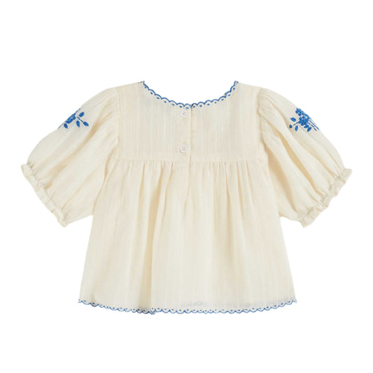 UNIE BRODEE EMBROIDERED BLOUSE