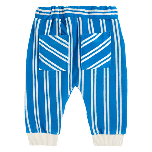 AZURE BLUE STRIPE JOGGER PANTS