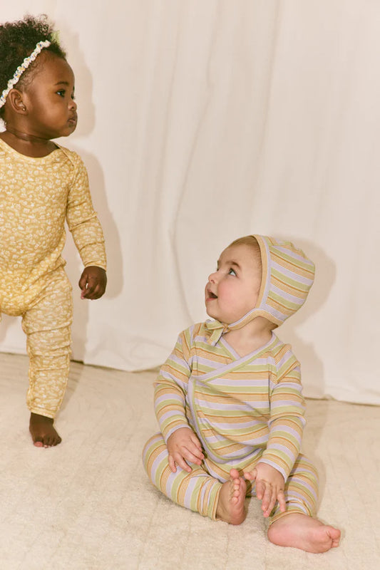 BABY BONNET - MIST AVENUE STRIPE