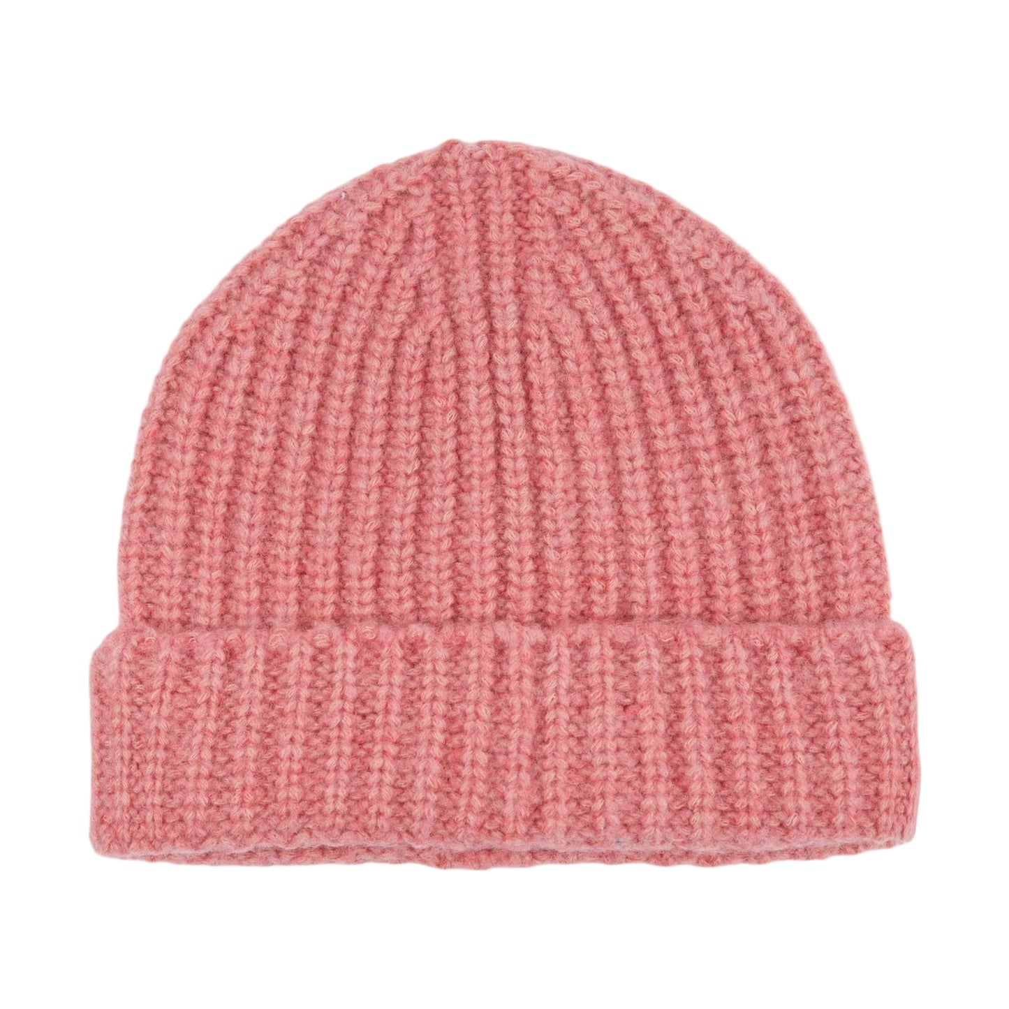 MERINO WOOL BONNET BEANIE - ROSE