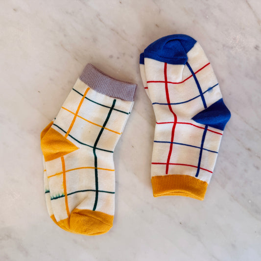 COLOR GRID BABY SOCKS