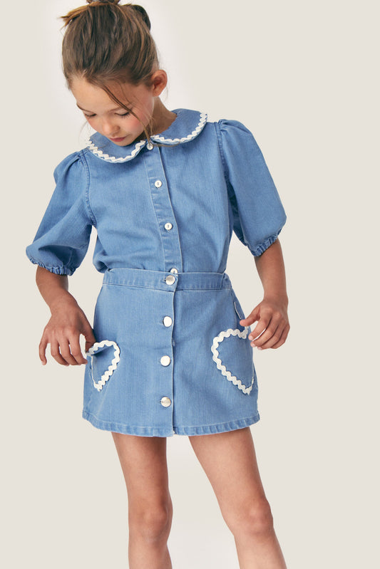 LOUISE DENIM SKIRT