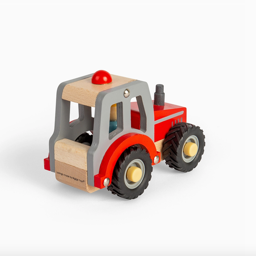 MINI WOODEN TRACTOR