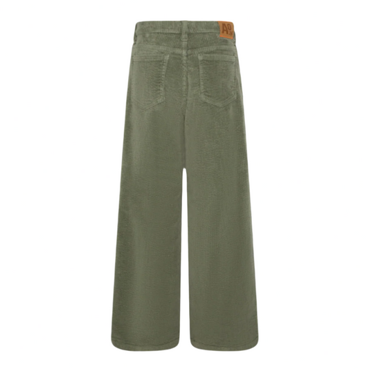 LEYLA ARDO CORDUROY PANT - EARTH GREEN