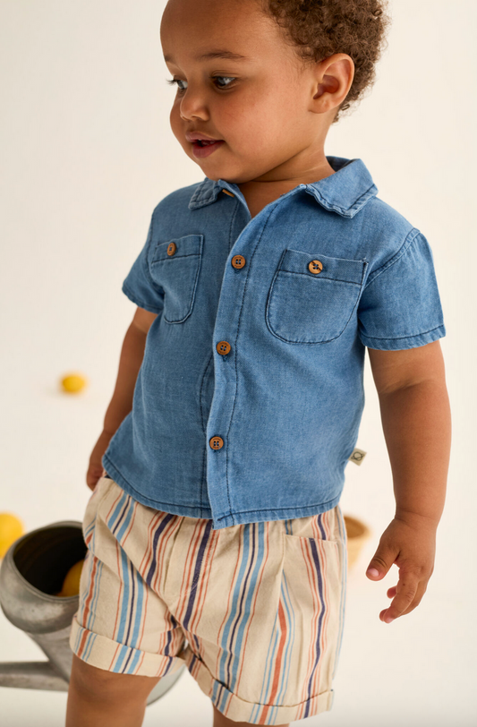 FOREST GALE DENIM BABY BUTTON DOWN