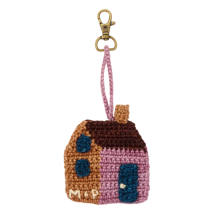 HOME BAG CHARM - ANTIQUE ROSE