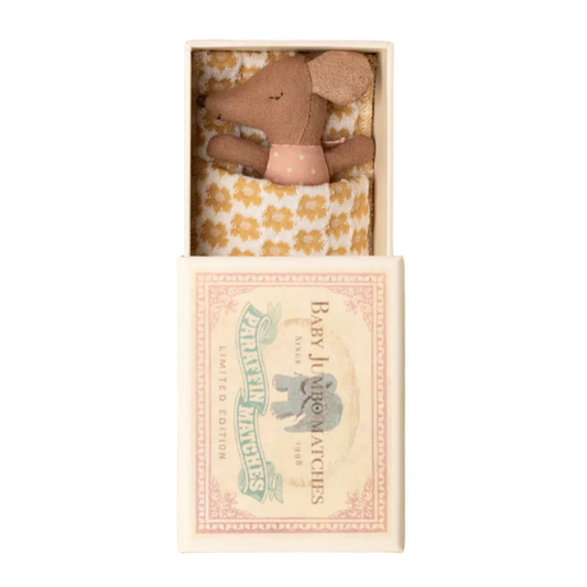MAILEG LIMITED EDITION SLEEPY/WAKEY IN MATCHBOX - GIRL