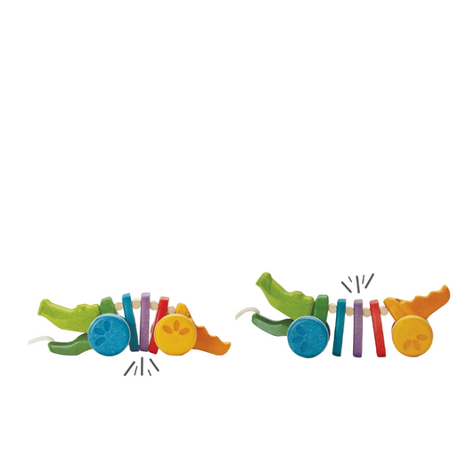 DANCING ALIGATOR PULL ALONG - RAINBOW