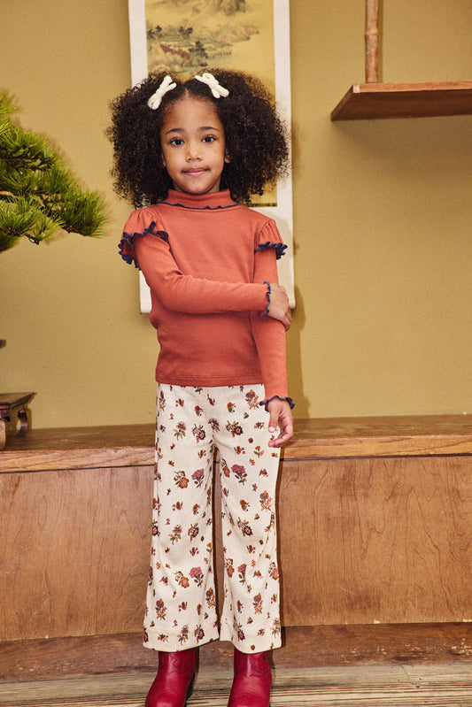 A-PANT - STRING ANTIQUE ROSE HOLYOKE FLORAL