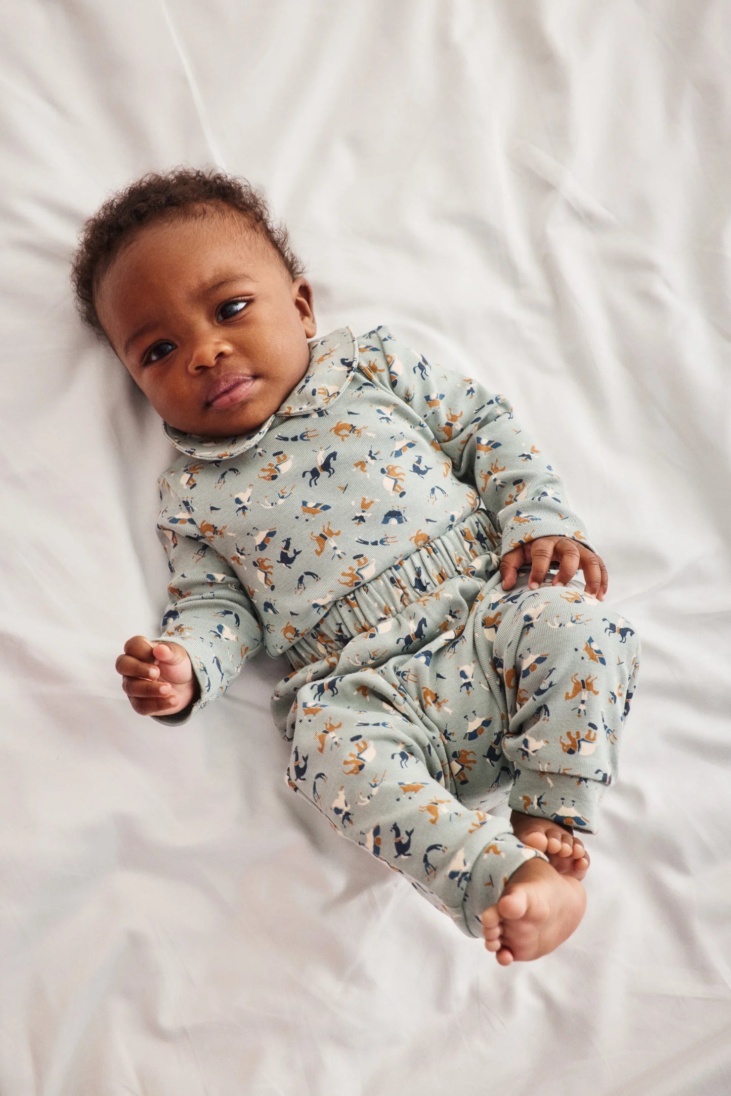 BABY PETIT COLLAR ONESIE - ONSEN