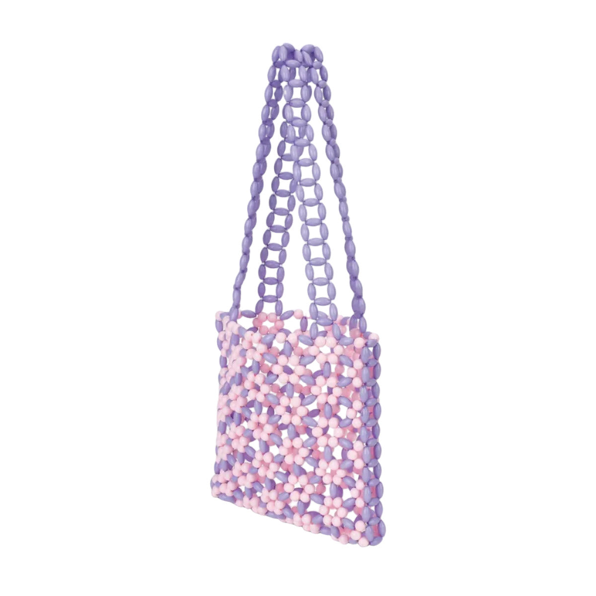 FLOWER CROSSBODY BEADED BAG
