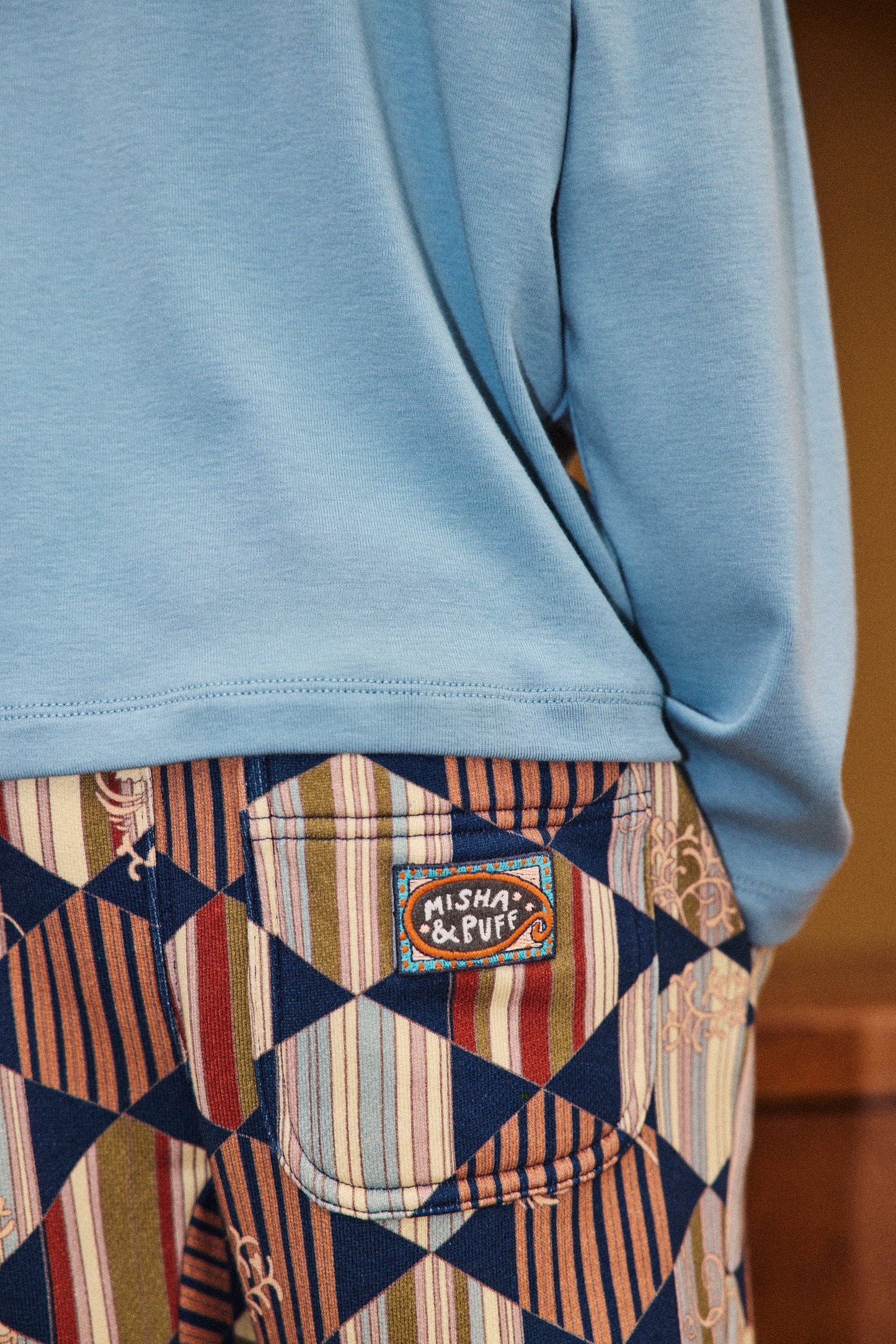 GYMCLASS JOGGER - MARINE BLUE TESSELLATION