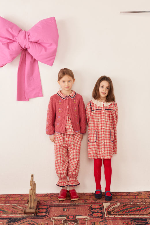 AGATHA DRESS CHRISTMAS CHECK
