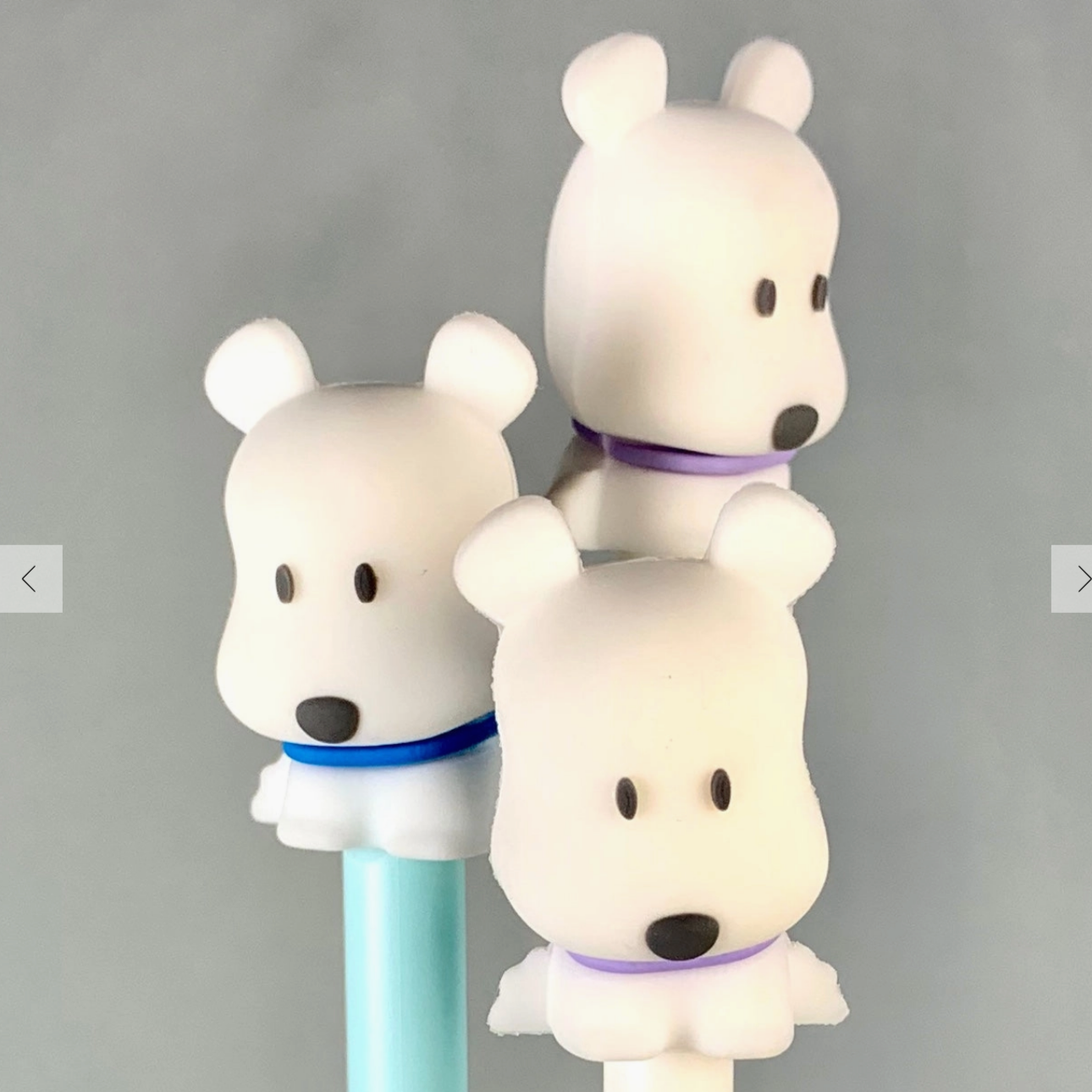 WHTIE DOG GEL PEN
