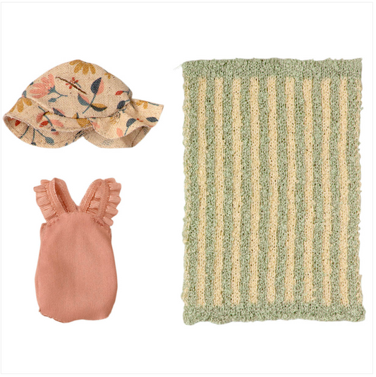 CABINE DE PLAGE SWIMSUIT SET BEACH MOUSE - BIG SISTER