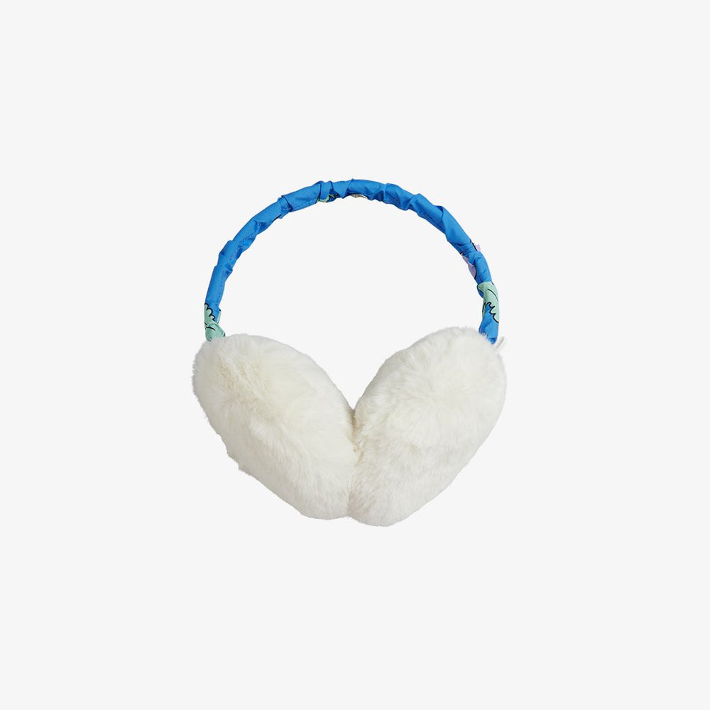 FAUX FUR EAR MUFFS - OFF WHITE