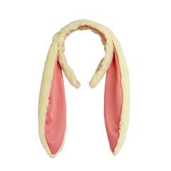 FAUX FUR RABBIT EAR HEADBAND