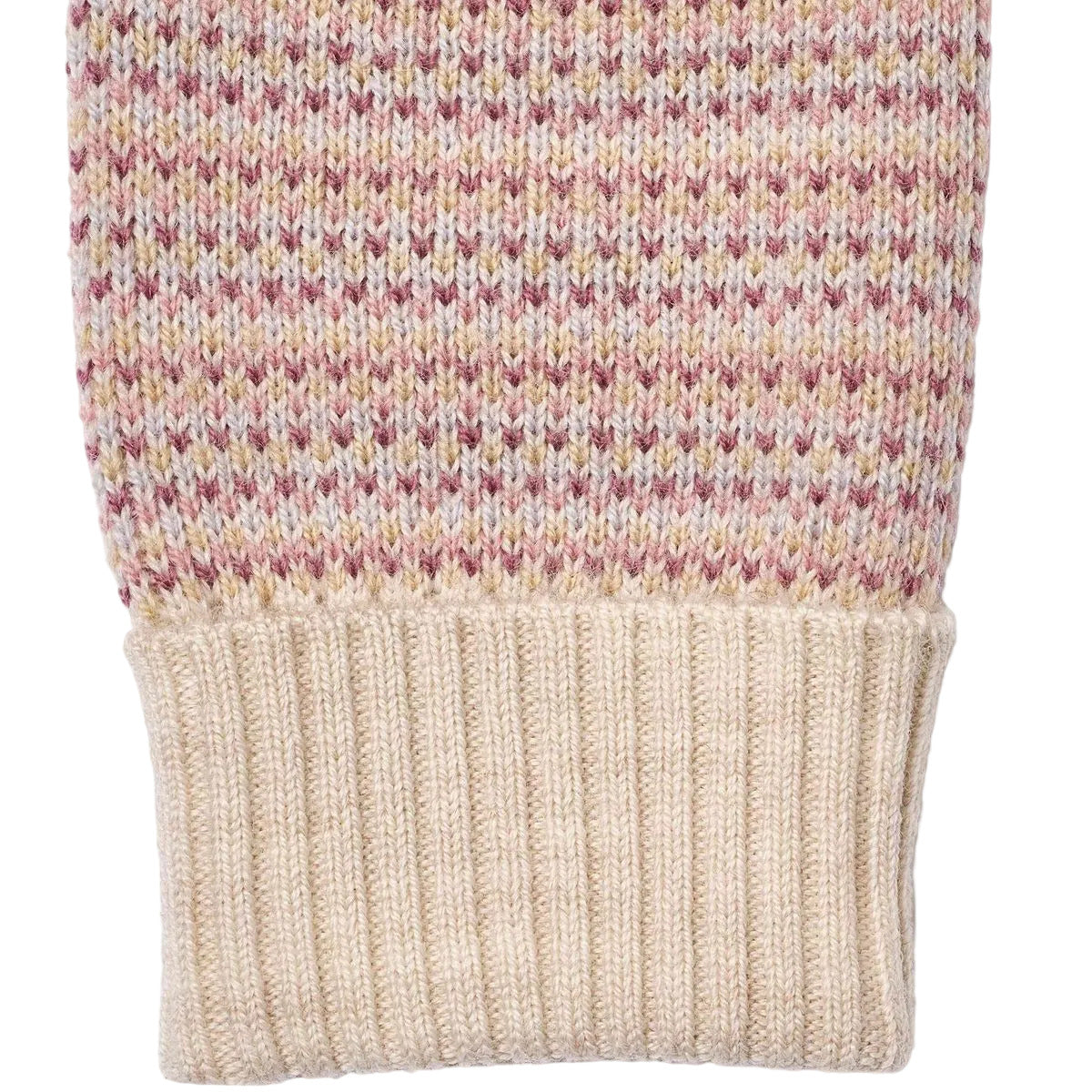 LILLOA JACQUARD MITTENS - ROSE