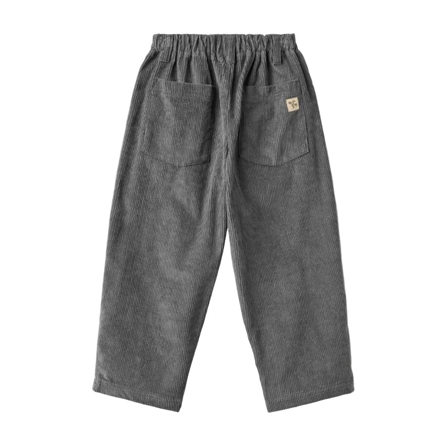 JUNO CORDUROY TROUSER - DARK CHARCOAL