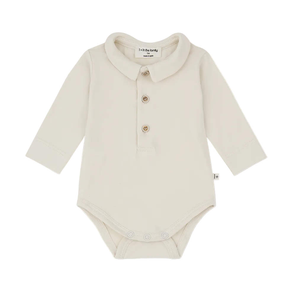 LYON POLO BODYSUIT - ECRU