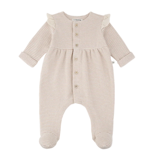 ORLEANS JUMPSUIT WITH FEET - NUDE
