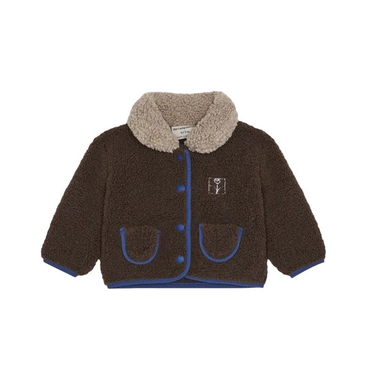 GREEN TEDDY BABY SHERPA FLEECE JACKET
