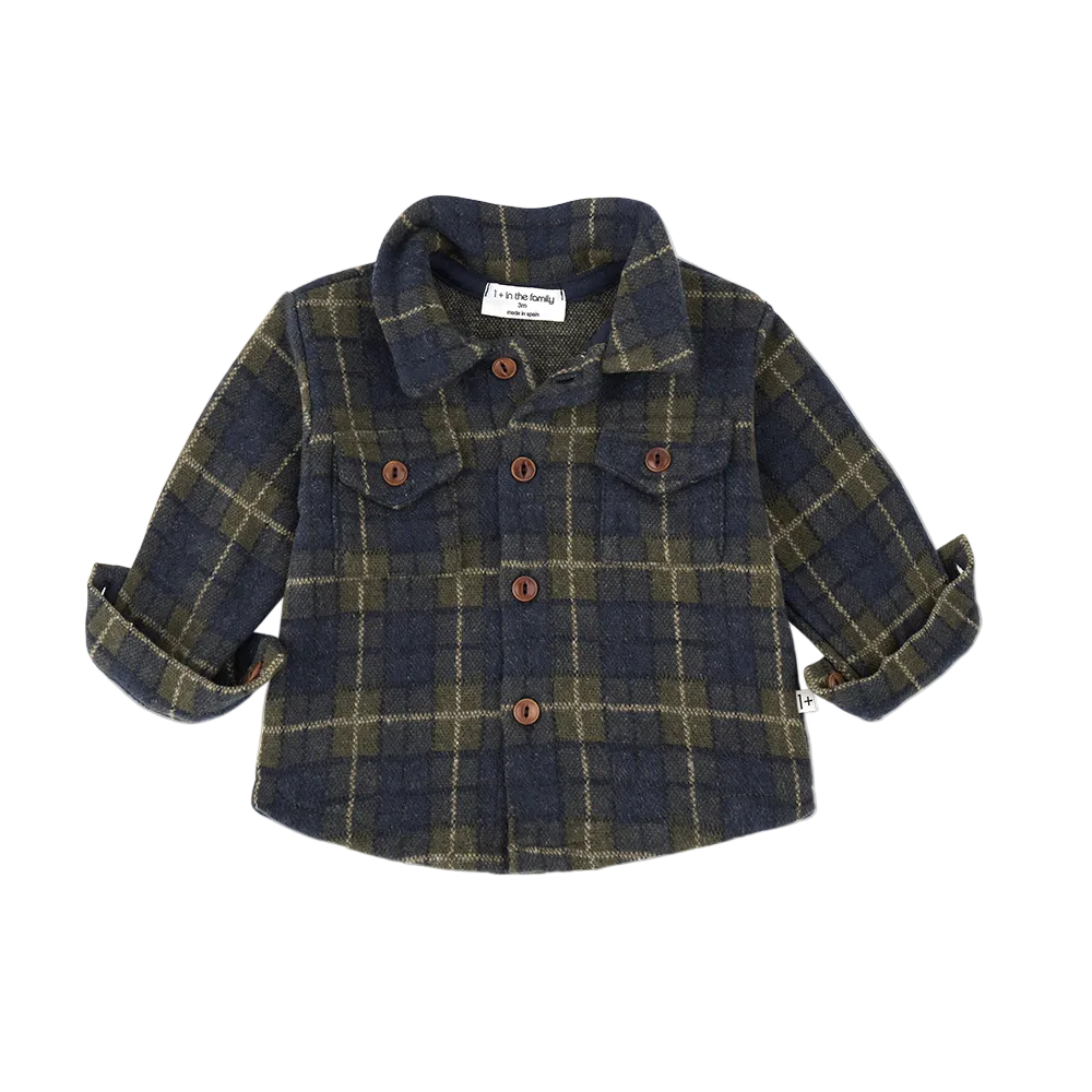 ATLIN PLAID SHIRT - BLUE