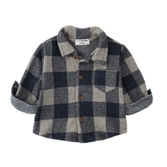 MODERNA PLAID SHIRT - BLUE