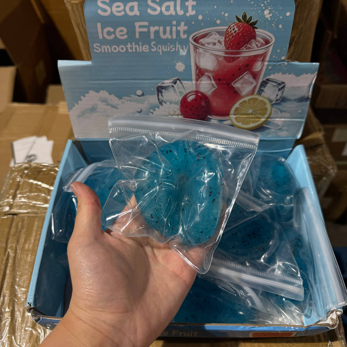 BLUE RASPBERRY FRUIT ICE SLUSHY SQUISHY