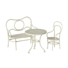 MAILEG MOUSE CAFE SET SMALL - OFF WHITE