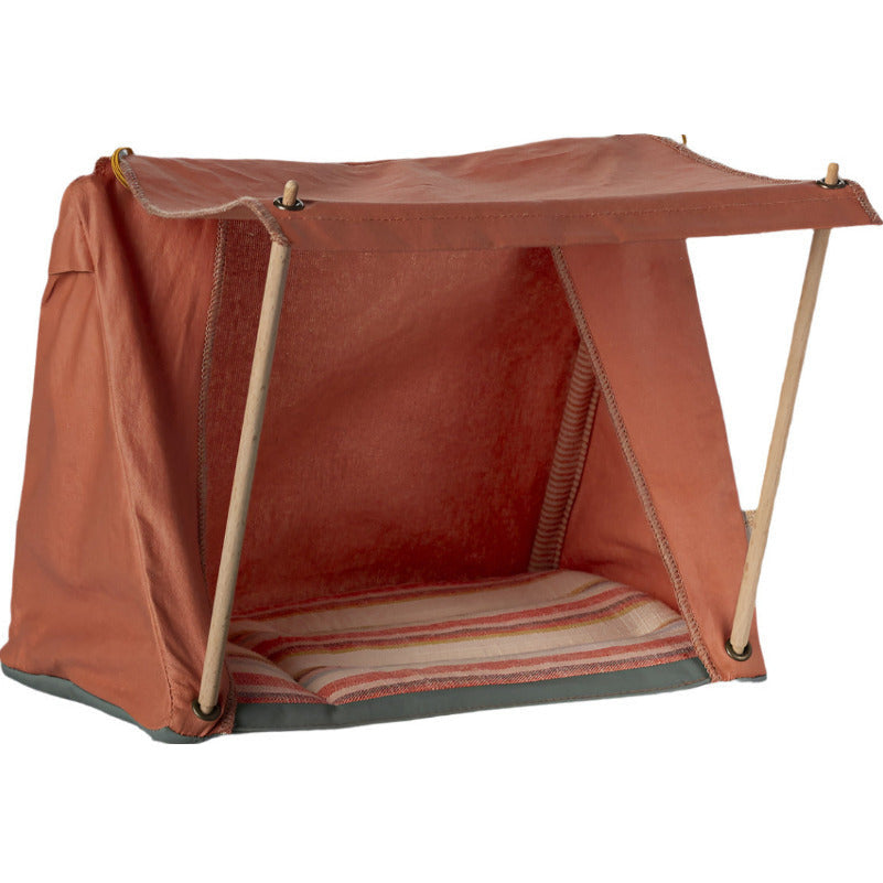 MAILEG MOUSE HAPPY CAMPER TENT - ORANGE