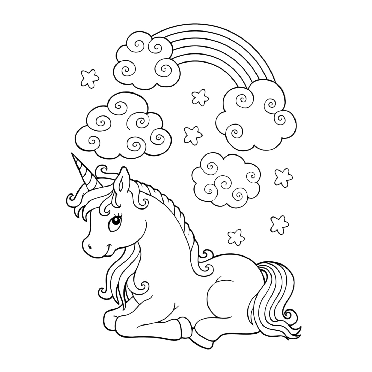 UNICORN COLORING BOOK