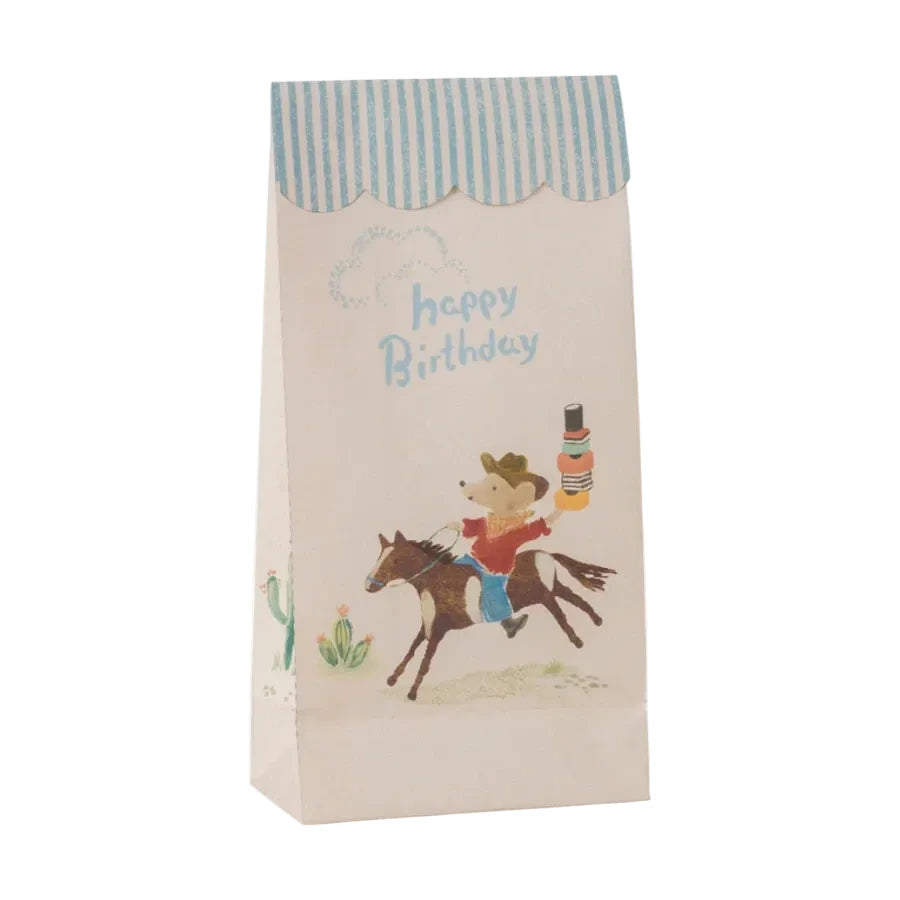 HAPPY BIRTHDAY GOODIE BAGS - COWBOY