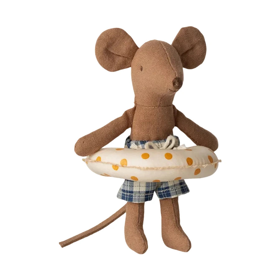 MAILEG BEACH MOUSE WITH FLOAT - LITTLE BROTHER