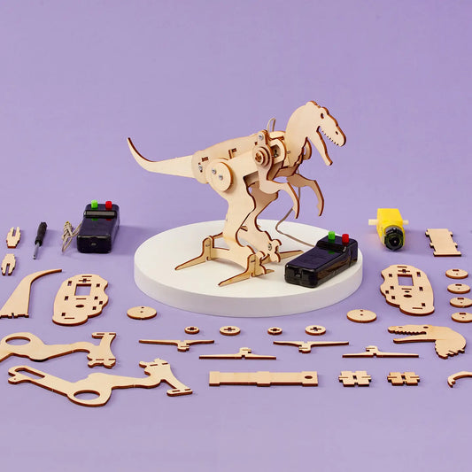 REMOTE CONTROL DINOSAUR ROBOT DIY STEM KIT