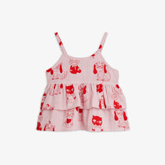 MINIBABIES WOVEN FRILL TANK