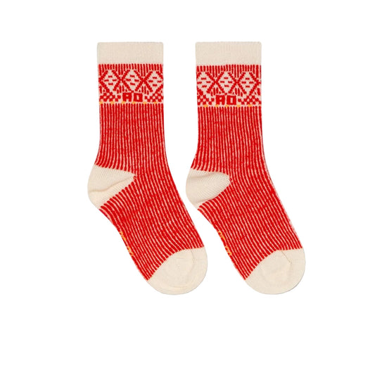 BONNY NORDIC SOCKS - FLUO RED