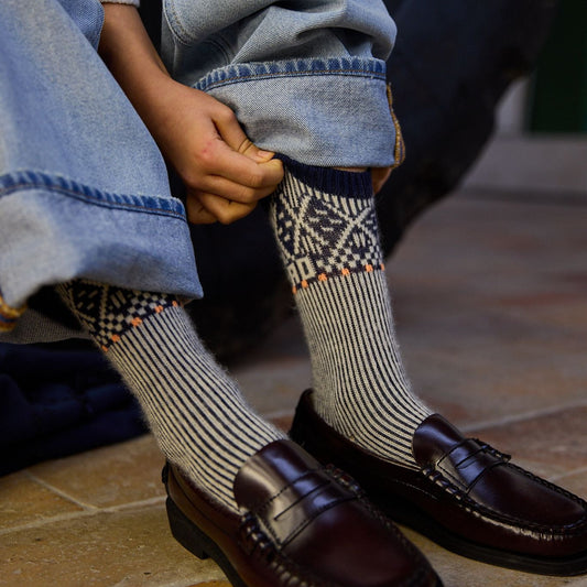 BONNY NORDIC SOCKS - NAVY