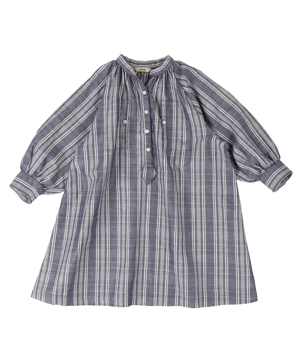 COTTON X LINEN ROYAL OXFORD DRESS