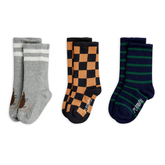 CHESS CHECK 3-PACK SOCKS