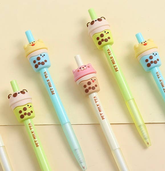 BOBA ANIMALS RETRACTABLE GEL PEN