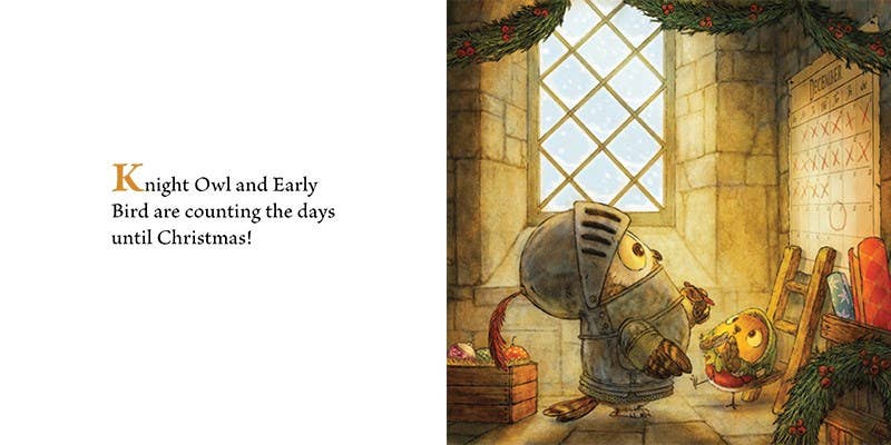 Knight Owl's Little Christmas: Board Book