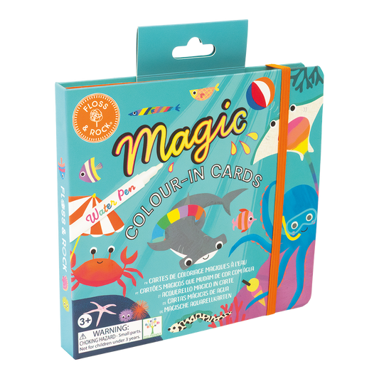 OCEAN MAGIC WATER COLORING CARDS
